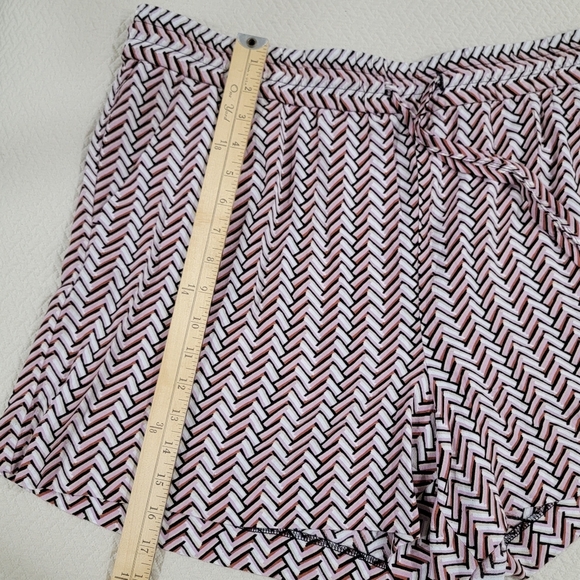 LOFT Shorts Size XL Pink Black Drawstring Casual Summer Vacation - Picture 5 of 12
